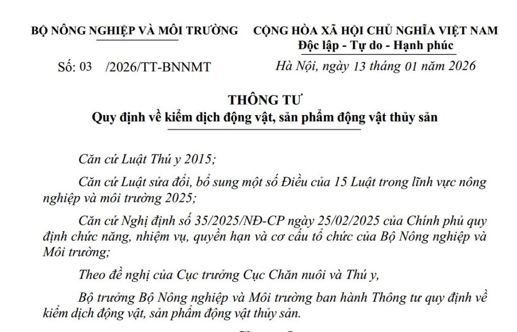 rahp6, chi cục chăn nuôi và thú y vùng VI